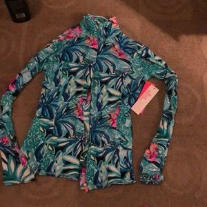 Lilly Pulitzer Serena hype it up jacket 90% nylon